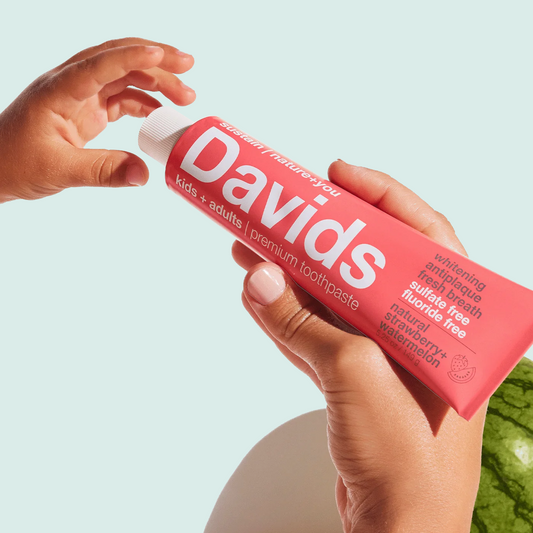 Kids + Adults Premium Natural Toothpaste - Strawberry & Watermelon